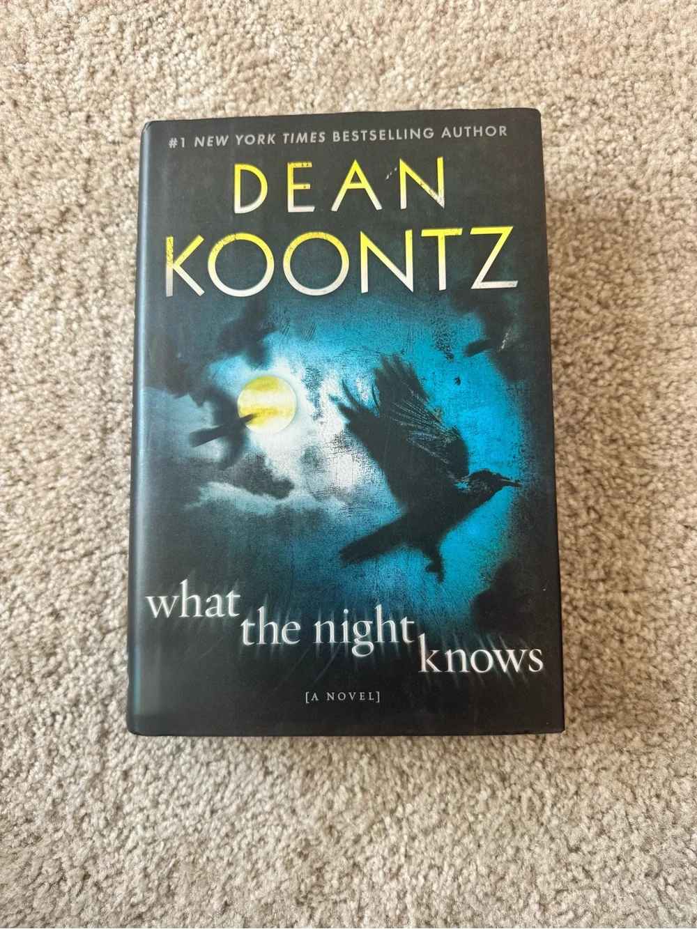 What the Night Knows - Black & Blue Hardcover Novel